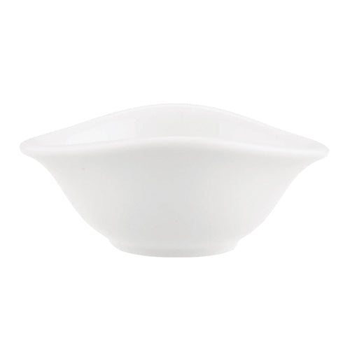 Villeroy Boch 16-3293-3881 Individual Bowl, 5-1/2 in  x 4-1/3 in , 2-3/4 oz., flat, premium porcelain, Dune