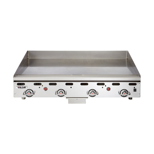 Vulcan MSA48 Heavy Duty Griddle, countertop, gas, 48 in  W x 24 in  D cooking surface, 1 in
