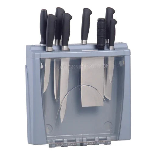 Carlisle STK1008 | Saf-T-Knifer Station | Holds 8 Knives and Cleaver