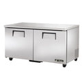True TUC-60F-HC Undercounter Freezer, -10øF, stainless steel top & sides, (2) stainless steel do