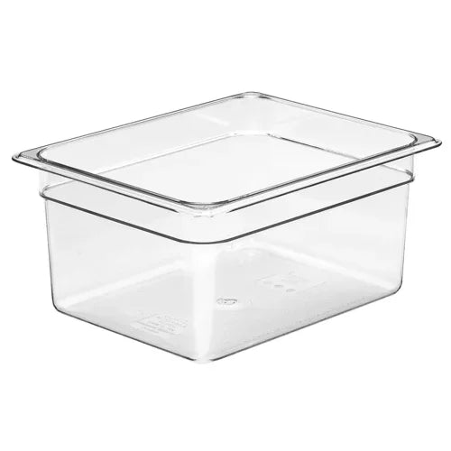 Cambro 26CW135 | Camwear Food Pan | 9.4 qt 1/2 Size Clear Polycarbonate NSF