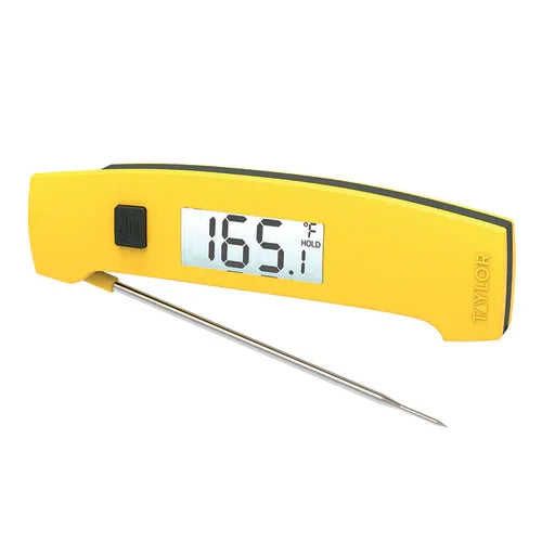 Taylor 9868FDA Folding Thermocouple Thermometer with Step Down Probe Type T
