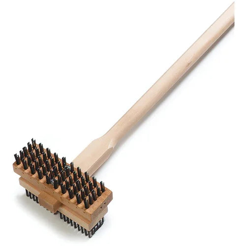 Carlisle 4029400 | Double Broiler King Brush 48 in L | Dual-Sided Carbon Steel Bristles