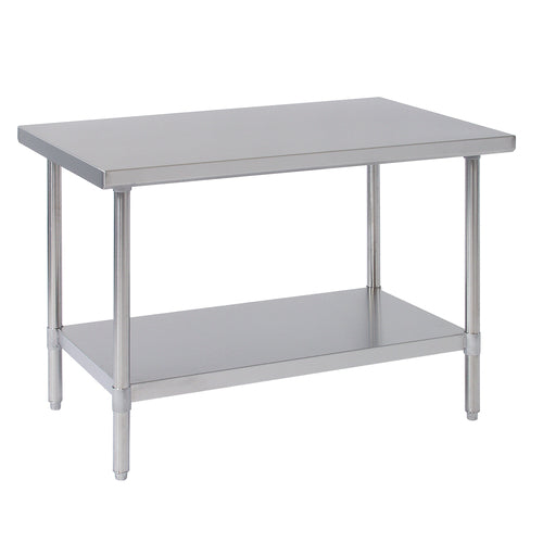 Tarrison TA-WT3660 Work Table, 60 in W x 36 in D, 18 gauge stainless steel construction, galvanized