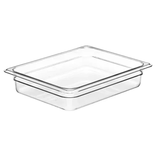 Cambro 22CW135 | Camwearr Food Pan | 4.1 qt 1/2 size polycarbonate clear