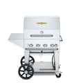 Crown Verity CV-MCB-30PKG-NG Professional Series Mobile Outdoor Charbroiler, 30 in  Grill Package, Natural ga