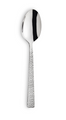 Tableware Solutions 331923B000345 Dessert spoon, 19 cm (7.4 in ), 18/0 stainless steel, 2.5 mm thickness, hammered