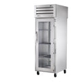 True STR1RPT-1G-1S-HC SPEC SERIESr Refrigerator, pass-thru, one-section, (1) glass door front, (1) sta