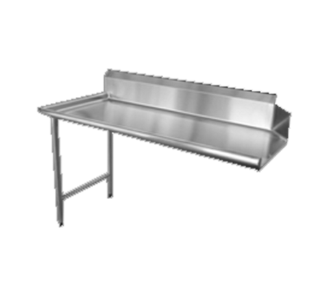 Omcan 28472 (28472) Dishtable, clean, 26 in W, straight design, left side, stainless steel,