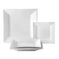 Tableware Solutions ABZ03013 Plate, 7 in  x 7 in , square, deep, porcelain, microwave and dishwasher safe, ed