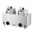 Server 81220 TWIN FS TOPPING WARMER WITH LADLES, rethermalizing, water-bath warmer/cooker, wi