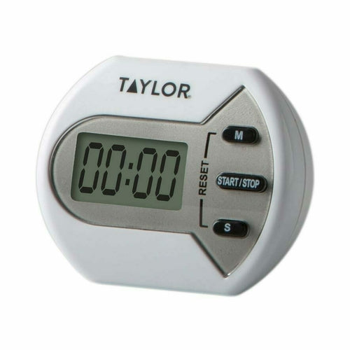 Taylor 5806 Multi-Purpose Timer, digital, compact, 0.7 in  LCD readout, counts up or down, c