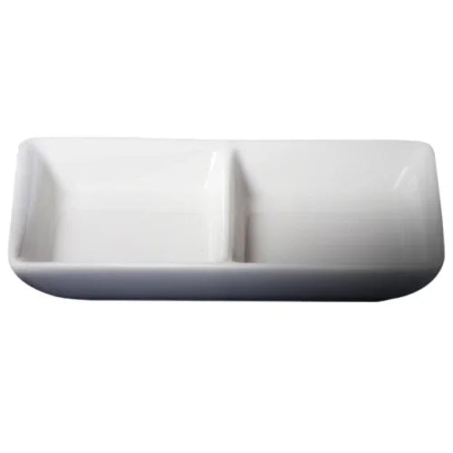 Cameo 710-015 divided dish 5 in x 2-7/8 in x 3/4 in H