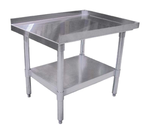Omcan  22056 (22056) Equipment Stand, 18 in W x 30 in D x 24 in H, 18/403 stainless steel top