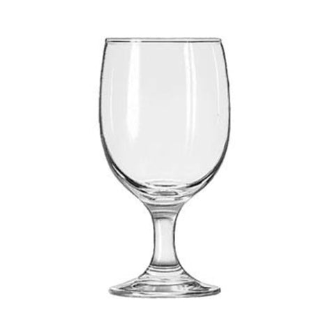 Libbey 3711 Goblet Glass, 11-1/2 oz., Safedger rim & foot guarantee, Embassyr (H 6-1/8 in  T