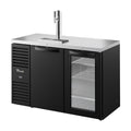True TDR52-RISZ1-L-B-SG-1 Refrigerated Draft Bar Cooler, two-section, 52 in W, side mounted self-contained