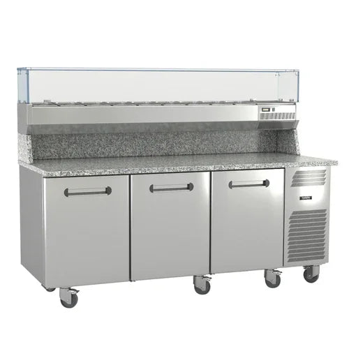 ITALIANA IPT75 Refrigerated Pizza Prep Table 75 in W 18 cu ft Capacity