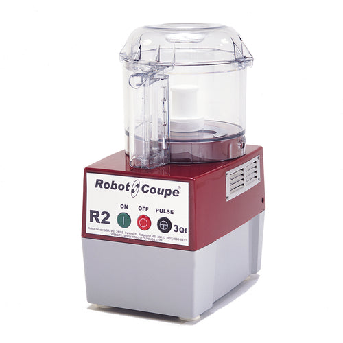 Robot Coupe R2BCLR Cutter/Mixer, 2.9 liter clear polycarbonate bowl with handle & see-thru lid,  in