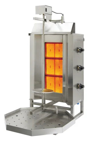 Eurodib VGB3 Vertical Broiler with Natural Gas and Double Burners