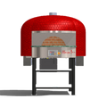 Marra Forni RT90WG Neapolitan Wood/Gas Fired Oven, 35.43 in  rotating brick deck, (7-8) 8 in , (6-7