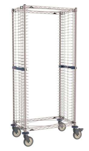 Metro RS1K4S Wire Bun Pan Rack, mobile, side load, 20-3/4 in W x 31-1/4 in D x 69 in H, (40)