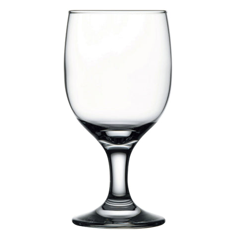 Pasabache PG44862 Pasabahce Capri Goblet Glass, 11-1/4 oz. (330ml), 6 in H, (2-3/4 in T 2-3/4 in B