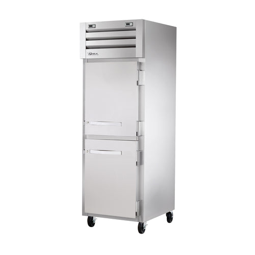 True STG1DTA-2HS-HC SPEC SERIESr Refrigerator/Freezer, reach-in, one-section, (2) stainless steel ha