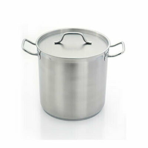 Eurodib HOM483434 Homichef Induction Stock Pot, 31 L, 13-1/2 in  dia., cool touch hollow handles,