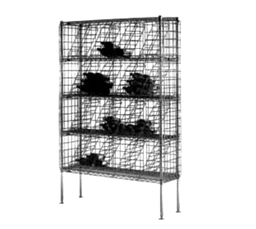 METRO WB257C Bulk Storage Wine Shelving 48 in W x 14 in D x 74-3/4 in H