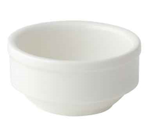 Anton Black / Piata  ABZ03194 Mustard/Butter/Dipper Pot, 2 oz., 2-1/4 in  (6 cm), round, Anton Black, white