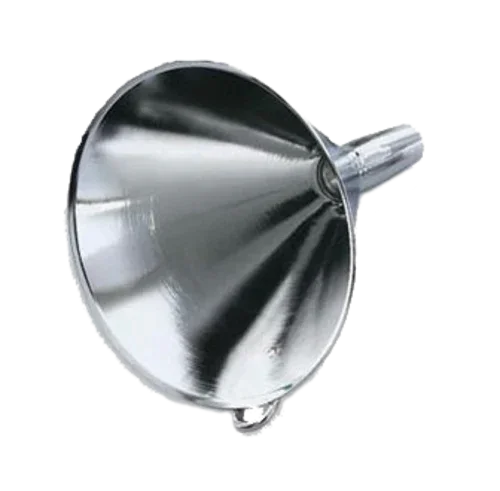 Vollrath 84740 | Funnel 6-3/8 oz. Stainless 4-1/8" top dia. 5/8" vent dia.