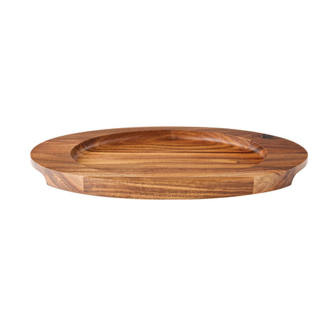 Tableware Solutions JMP950 Serving Board, 12 in L x 7 in W, oval, lipped, wood, Creative Table