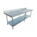Omcan 23800 (23800) Elite Series Work Table, 96 in W x 24 in D x 38 in H, 18/430 stainless s