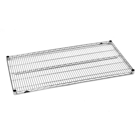 Metro 2424NC  - Super Erectar Shelf, wire, 24 in W x 24 in D, chrome plated finish,