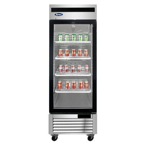 Atosa MCF8701GR Freezer Merchandiser, one-section, 27 in W x 31-7/10 in D x 83-1/10 in H, bottom