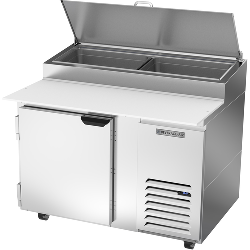 Beverage Air DP46HC Pizza Top Refrigerated Counter, one-section, 46 in W, 12 cu. ft., (1) door, (2)