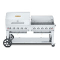 Crown Verity CV-MCB-72RWP-LP Mobile Outdoor Charbroiler, LP gas, 70 in x 21 in  grill area, 10 burners, with