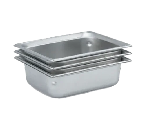 Vollrath 90242 | Super Pan 3 | 1/2 GN Food Pan 4" Deep 6.6 qt Capacity