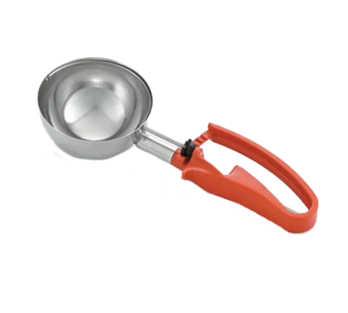 Vollrath 47388 | Disher | 8 oz. size 4 stainless steel scoop with ergonomic handle
