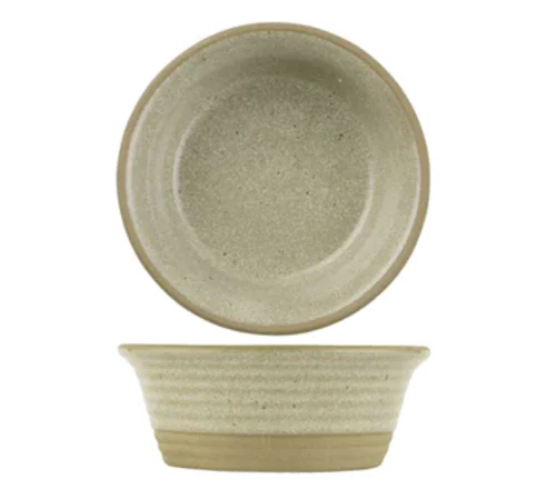 Churchill ZCATIGR21 Ramekin 3-3/10 oz Round Biscuit Edge Embossed Line Heat