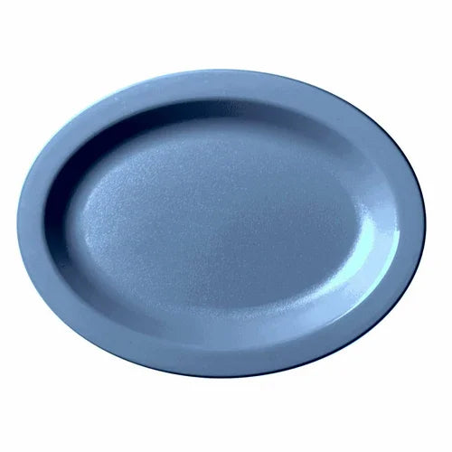 Cambro 120CWP401 | Camwearr Platter, 12 in x 9 in | Slate Blue Polycarbonate