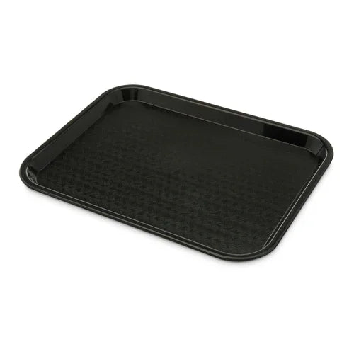 Carlisle CT101403 | CafAc Tray 13-7/8 x 10-3/4 x 4/5 in | Black Polypropylene