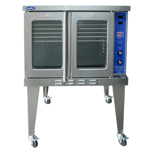 Atosa ATCO-513B-1 CookRite Convection Oven, gas, single-deck, bakery depth, 50/50 dependent doors