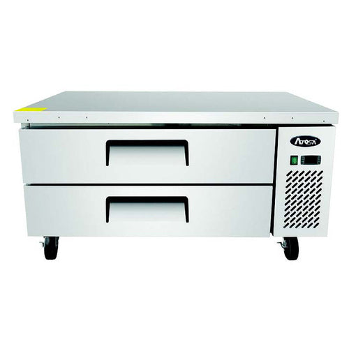 Atosa MGF8451GR Atosa Chef Base, one-section, 52 in W x 33 in D x 26-3/5 in H, side-mounted self