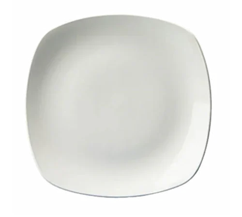 Churchill WH SP111 10 Inch Square Plate with Rounded Corners and Rolled Edge