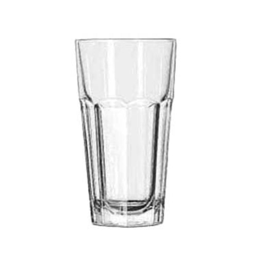 Libbey 15256 Cooler Glass, 16 oz., tall, DuraTuffr, Gibraltarr (H 6-3/8 in  T 3-3/8 in  B 2-1
