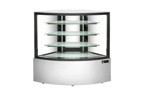 EFI CGCRM-5956 | Versa Display | Refrigerated Corner Display Case 15.5 cu. ft.