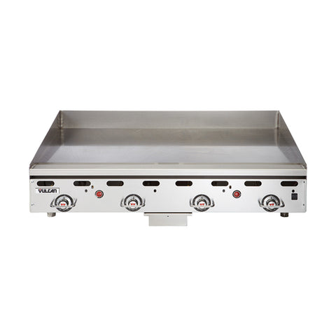 Vulcan MSA24 Heavy Duty Griddle, countertop, gas, 24 in  W x 24 in  D cooking surface, 1 in