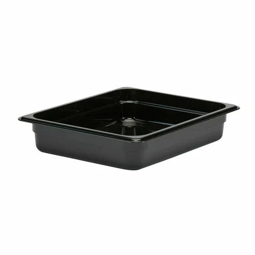 Cambro 22CW110 | Camwear Food Pan 4.1 qt 1/2 Size Polycarbonate Black