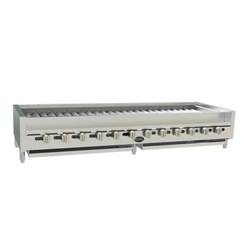 ROYAL RANGE RKTB-72 countertop kabob broiler with 12 burners and 18,000 BTU/hr.